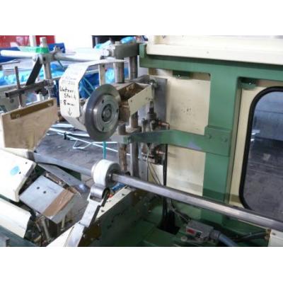 Perkin machine for cutting paper tubes