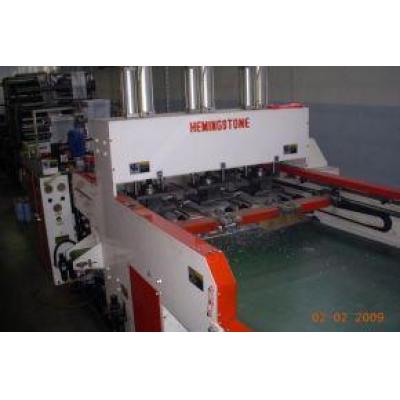 T-SHIRT BAG MAKING MACHINE WITH IN-LINE AUTO-CONVE