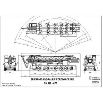 Dźwig mobilny żuraw wieżowy SPIERINGS