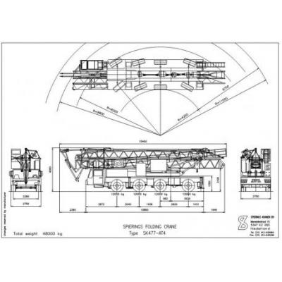 Dźwig mobilny żuraw wieżowy SPIERINGS