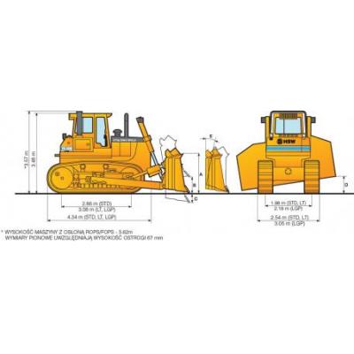 Spychacz, spycharka HSW TD20-M NOWA, STALOWA WOLA