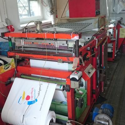 Machine for printing cutting welding web paperFoil