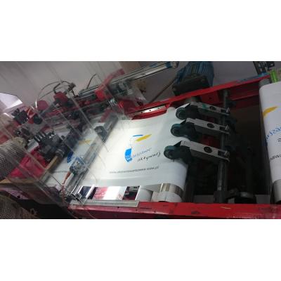 Machine for printing cutting welding web paperFoil