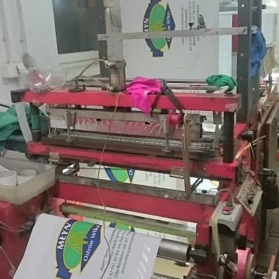 Machine for printing cutting welding web paperFoil