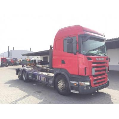 SCANIA R400 LB*6x2 Abrollkipper + Meiller*Euro 5*T