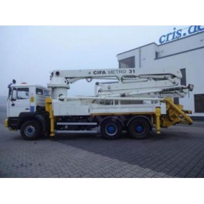 Man 33.414 6x4 Cifa 31/5 m Tunnel / Hallenpumpe