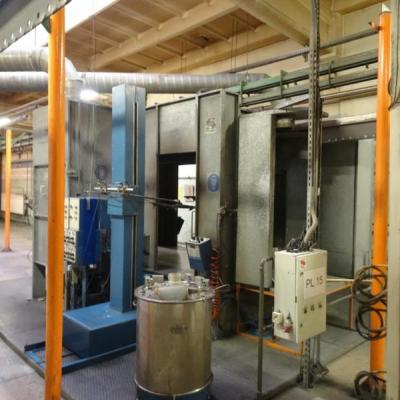 Electrostatic painting line