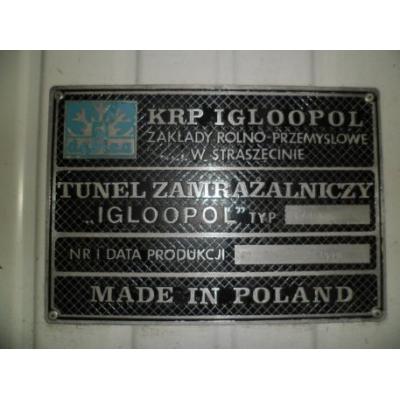 Tunel zamrażalniczy fluidyzacyjny IGLOPOL TZF-4