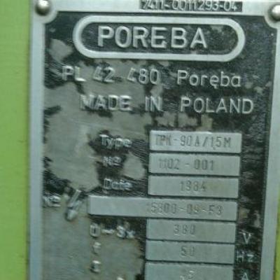 TOKARNIA PORĘBA TYP TPK 90A/1,5M