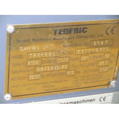 Wtryskarka Tederic TRX-650/8730 650ton serwonapędy