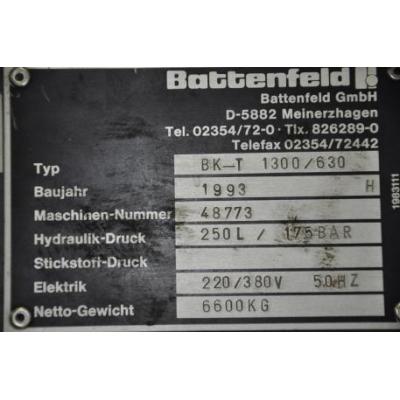 Battenfeld BK-T 1300-630 UNILOG 4000 PL MENU!!!!!