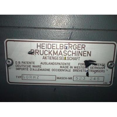 maszyna offsetowa Heidelberg SORMZ dwukolorowy