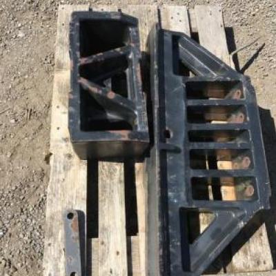 used case ih mxm 190 front weight frame
