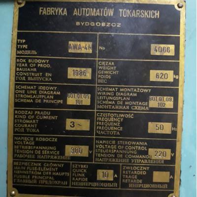 Automat tokarski AWA - 4