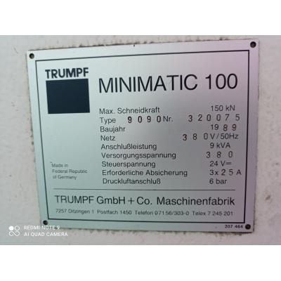 Wykrawarka CNC Trumpf Minimatic 100