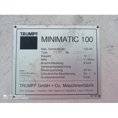 Wykrawarka CNC Trumpf Minimatic 100