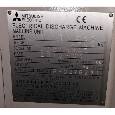 Elektroerozyjna wycinarka drutowa MITSUBISHI MV120