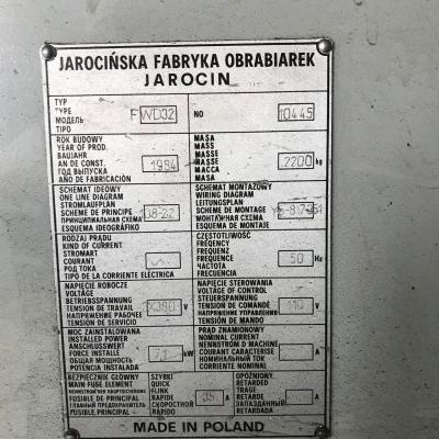 Frezarka JAROCIN FWD32