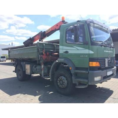 Mercedes-Benz Atego 1828*3.S-Kipper + Kran*Euro 4