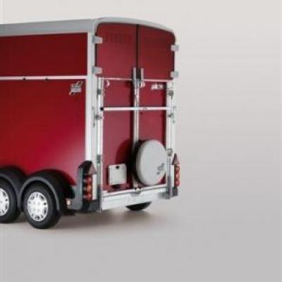 Ifor Williams HB 506 Tür/Rampe-Kombi  rot + div. E