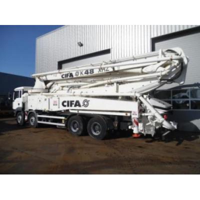 Man  TGA 41.430 8x4 Cifa K48-XRZ Concrete pump UNU