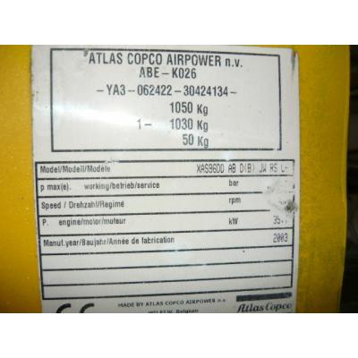 Atlas Copco xas 96 kompresor śrubowy spreżarka 03r